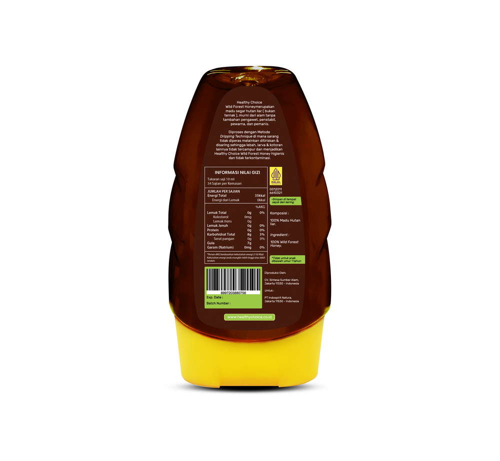 
                  
                    Healthy Choice Wild Forest Honey 340ml ( madu alam )
                  
                