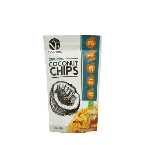 Nucifera Coconut Chips Original 80gr